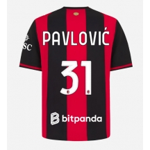 AC Milan Strahinja Pavlovic #31 Replika Hjemmedrakt 2026-27 Kortermet