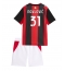 AC Milan Strahinja Pavlovic #31 Replika Hjemmedrakt Barn 2026-27 Kortermet (+ bukser)