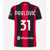 AC Milan Strahinja Pavlovic #31 Replika Hjemmedrakt Dame 2026-27 Kortermet