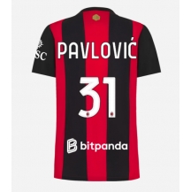 AC Milan Strahinja Pavlovic #31 Replika Hjemmedrakt Dame 2026-27 Kortermet
