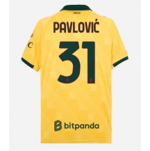 AC Milan Strahinja Pavlovic #31 Replika Tredjedrakt 2025-26 Kortermet