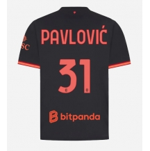 AC Milan Strahinja Pavlovic #31 Replika Tredjedrakt 2026-27 Kortermet