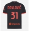 AC Milan Strahinja Pavlovic #31 Replika Tredjedrakt 2026-27 Kortermet