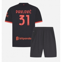 AC Milan Strahinja Pavlovic #31 Replika Tredjedrakt Barn 2026-27 Kortermet (+ bukser)