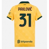 AC Milan Strahinja Pavlovic #31 Replika Tredjedrakt Dame 2025-26 Kortermet