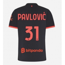 AC Milan Strahinja Pavlovic #31 Replika Tredjedrakt Dame 2026-27 Kortermet