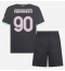 AC Milan Tammy Abraham #90 Replika Tredjedrakt Barn 2024-25 Kortermet (+ bukser)