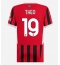 AC Milan Theo Hernandez #19 Replika Hjemmedrakt Dame 2024-25 Kortermet