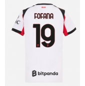 AC Milan Youssouf Fofana #19 Replika Bortedrakt Dame 2025-26 Kortermet
