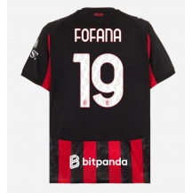 AC Milan Youssouf Fofana #19 Replika Hjemmedrakt 2025-26 Kortermet