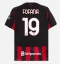 AC Milan Youssouf Fofana #19 Replika Hjemmedrakt 2025-26 Kortermet
