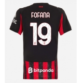 AC Milan Youssouf Fofana #19 Replika Hjemmedrakt Dame 2025-26 Kortermet