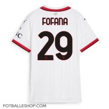 AC Milan Youssouf Fofana #29 Replika Bortedrakt Dame 2024-25 Kortermet