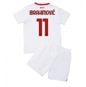 AC Milan Zlatan Ibrahimovic #11 Replika Bortedrakt Barn 2022-23 Kortermet (+ bukser)