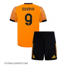 AS Roma Artem Dovbyk #9 Replika Bortedrakt Barn 2025-26 Kortermet (+ bukser)