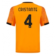 AS Roma Bryan Cristante #4 Replika Bortedrakt 2025-26 Kortermet