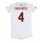 AS Roma Bryan Cristante #4 Replika Bortedrakt Barn 2022-23 Kortermet (+ bukser)