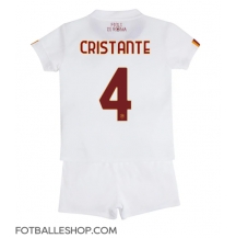 AS Roma Bryan Cristante #4 Replika Bortedrakt Barn 2022-23 Kortermet (+ bukser)