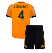 AS Roma Bryan Cristante #4 Replika Bortedrakt Barn 2025-26 Kortermet (+ bukser)