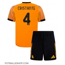 AS Roma Bryan Cristante #4 Replika Bortedrakt Barn 2025-26 Kortermet (+ bukser)