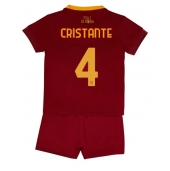 AS Roma Bryan Cristante #4 Replika Hjemmedrakt Barn 2022-23 Kortermet (+ bukser)