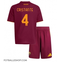 AS Roma Bryan Cristante #4 Replika Hjemmedrakt Barn 2025-26 Kortermet (+ bukser)