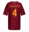 AS Roma Bryan Cristante #4 Replika Hjemmedrakt Dame 2025-26 Kortermet
