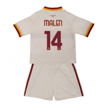 AS Roma Donyell Malen #14 Replika Bortedrakt Barn 2026-27 Kortermet (+ bukser)