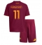 AS Roma Evan Ferguson #11 Replika Hjemmedrakt Barn 2025-26 Kortermet (+ bukser)