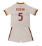 AS Roma Evan Ndicka #5 Replika Bortedrakt Barn 2026-27 Kortermet (+ bukser)