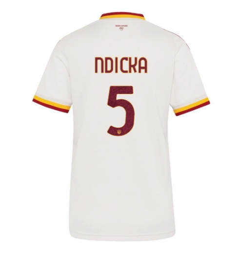 AS Roma Evan Ndicka #5 Replika Bortedrakt Dame 2026-27 Kortermet AS Roma Evan Ndicka #5 Replika Bortedrakt Dame 2026-27 Kortermet