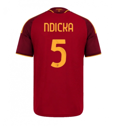 AS Roma Evan Ndicka #5 Replika Hjemmedrakt 2026-27 Kortermet AS Roma Evan Ndicka #5 Replika Hjemmedrakt 2026-27 Kortermet
