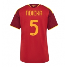 AS Roma Evan Ndicka #5 Replika Hjemmedrakt Dame 2026-27 Kortermet