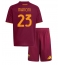 AS Roma Gianluca Mancini #23 Replika Hjemmedrakt Barn 2025-26 Kortermet (+ bukser)
