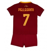 AS Roma Lorenzo Pellegrini #7 Replika Hjemmedrakt Barn 2022-23 Kortermet (+ bukser)
