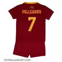 AS Roma Lorenzo Pellegrini #7 Replika Hjemmedrakt Barn 2022-23 Kortermet (+ bukser)