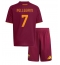 AS Roma Lorenzo Pellegrini #7 Replika Hjemmedrakt Barn 2025-26 Kortermet (+ bukser)