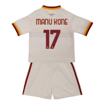 AS Roma Manu Kone #17 Replika Bortedrakt Barn 2026-27 Kortermet (+ bukser)