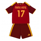 AS Roma Manu Kone #17 Replika Hjemmedrakt Barn 2026-27 Kortermet (+ bukser)