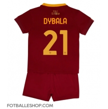 AS Roma Paulo Dybala #21 Replika Hjemmedrakt Barn 2022-23 Kortermet (+ bukser)