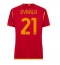 AS Roma Paulo Dybala #21 Replika Hjemmedrakt Dame 2023-24 Kortermet