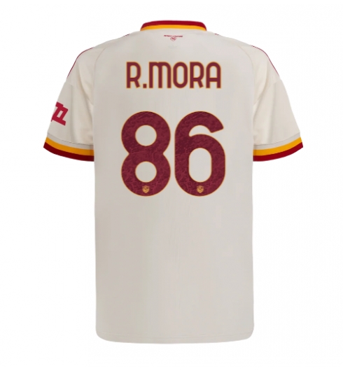 AS Roma Rodrigo Mora #86 Replika Bortedrakt 2026-27 Kortermet AS Roma Rodrigo Mora #86 Replika Bortedrakt 2026-27 Kortermet