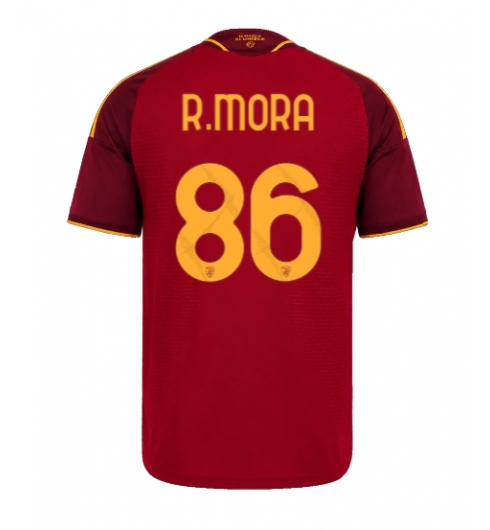 AS Roma Rodrigo Mora #86 Replika Hjemmedrakt 2026-27 Kortermet AS Roma Rodrigo Mora #86 Replika Hjemmedrakt 2026-27 Kortermet