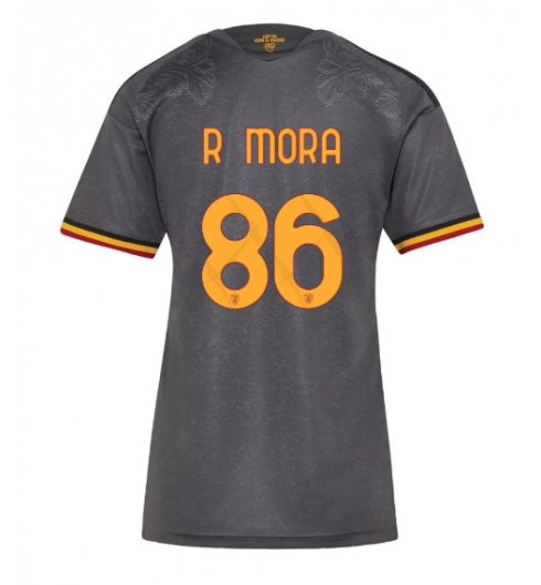 AS Roma Rodrigo Mora #86 Replika Tredjedrakt Dame 2026-27 Kortermet AS Roma Rodrigo Mora #86 Replika Tredjedrakt Dame 2026-27 Kortermet