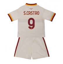AS Roma Santiago Castro #9 Replika Bortedrakt Barn 2026-27 Kortermet (+ bukser)