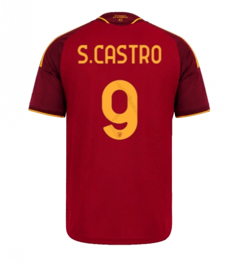 AS Roma Santiago Castro #9 Replika Hjemmedrakt 2026-27 Kortermet AS Roma Santiago Castro #9 Replika Hjemmedrakt 2026-27 Kortermet