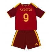 AS Roma Santiago Castro #9 Replika Hjemmedrakt Barn 2026-27 Kortermet (+ bukser)