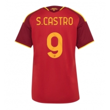 AS Roma Santiago Castro #9 Replika Hjemmedrakt Dame 2026-27 Kortermet