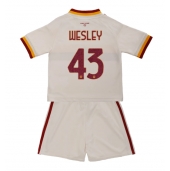 AS Roma Wesley Franca #43 Replika Bortedrakt Barn 2026-27 Kortermet (+ bukser)