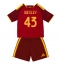 AS Roma Wesley Franca #43 Replika Hjemmedrakt Barn 2026-27 Kortermet (+ bukser)